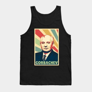 Mikhail Gorbachev Vintage Colors Tank Top